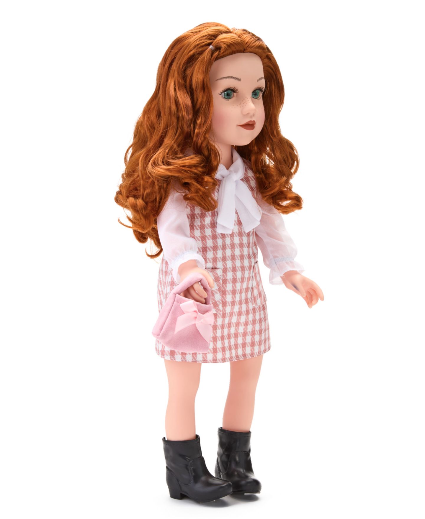 Детские куклы Journey Girls City Chic 18-Inch Doll Dress, Handbag, and Boots, 3-Piece Set, Ages 5+ — фото 7
