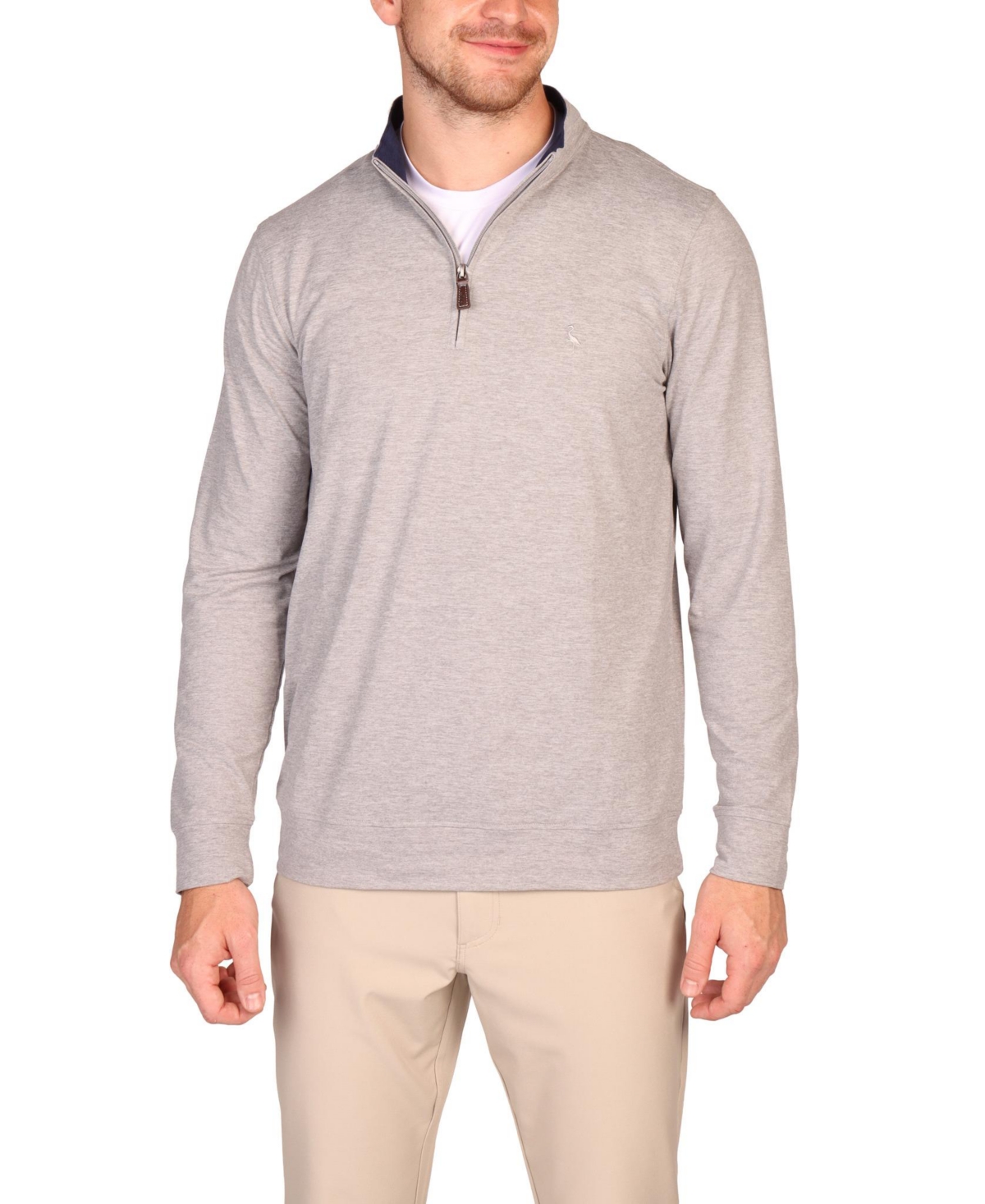 Tailorbyrd Brushed Melange Super Soft Quarter Zip