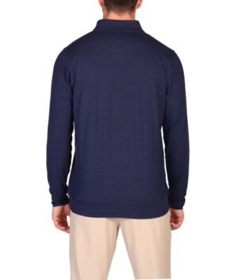 Men's Brushed Melange Super Soft Quarter Zip Sweaters