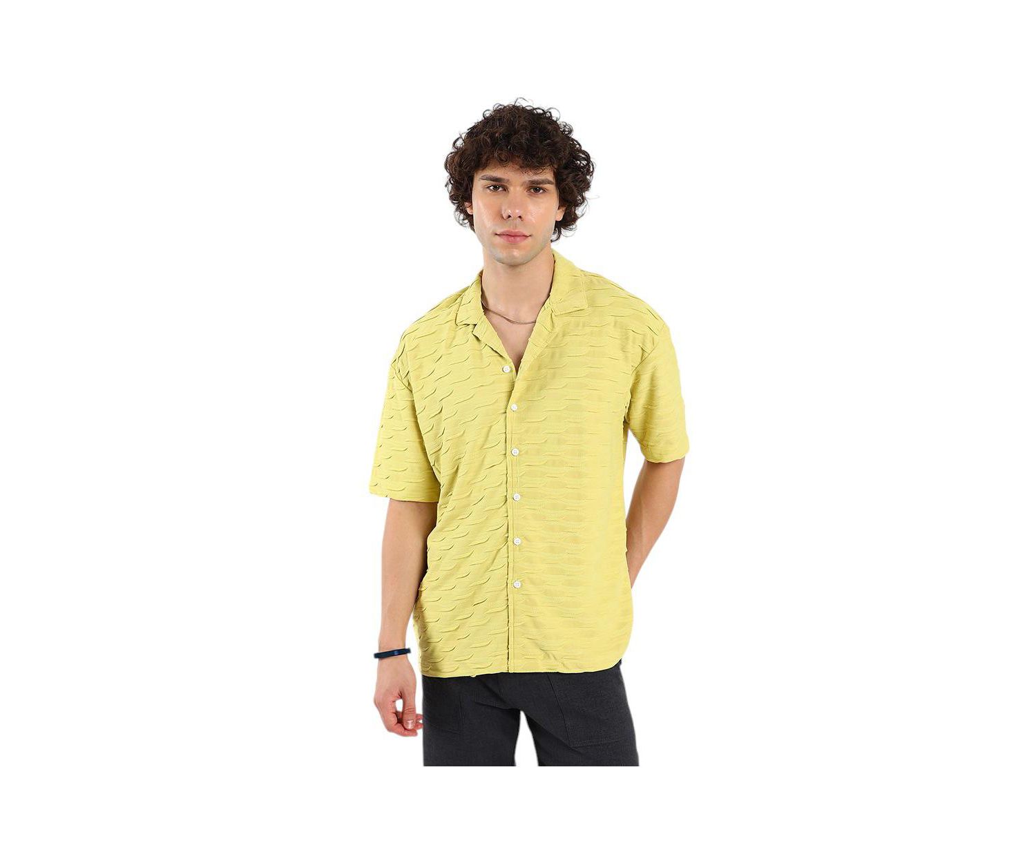 Men's Swish-Textured Shirt