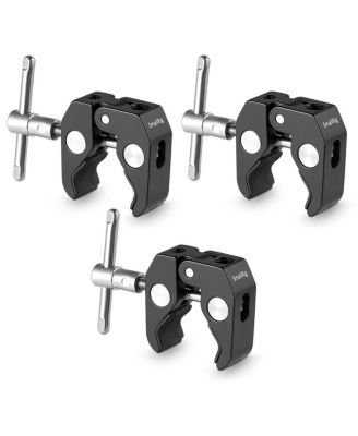 3 Pack Super Clamp with 1/4" and 3/8" Thread