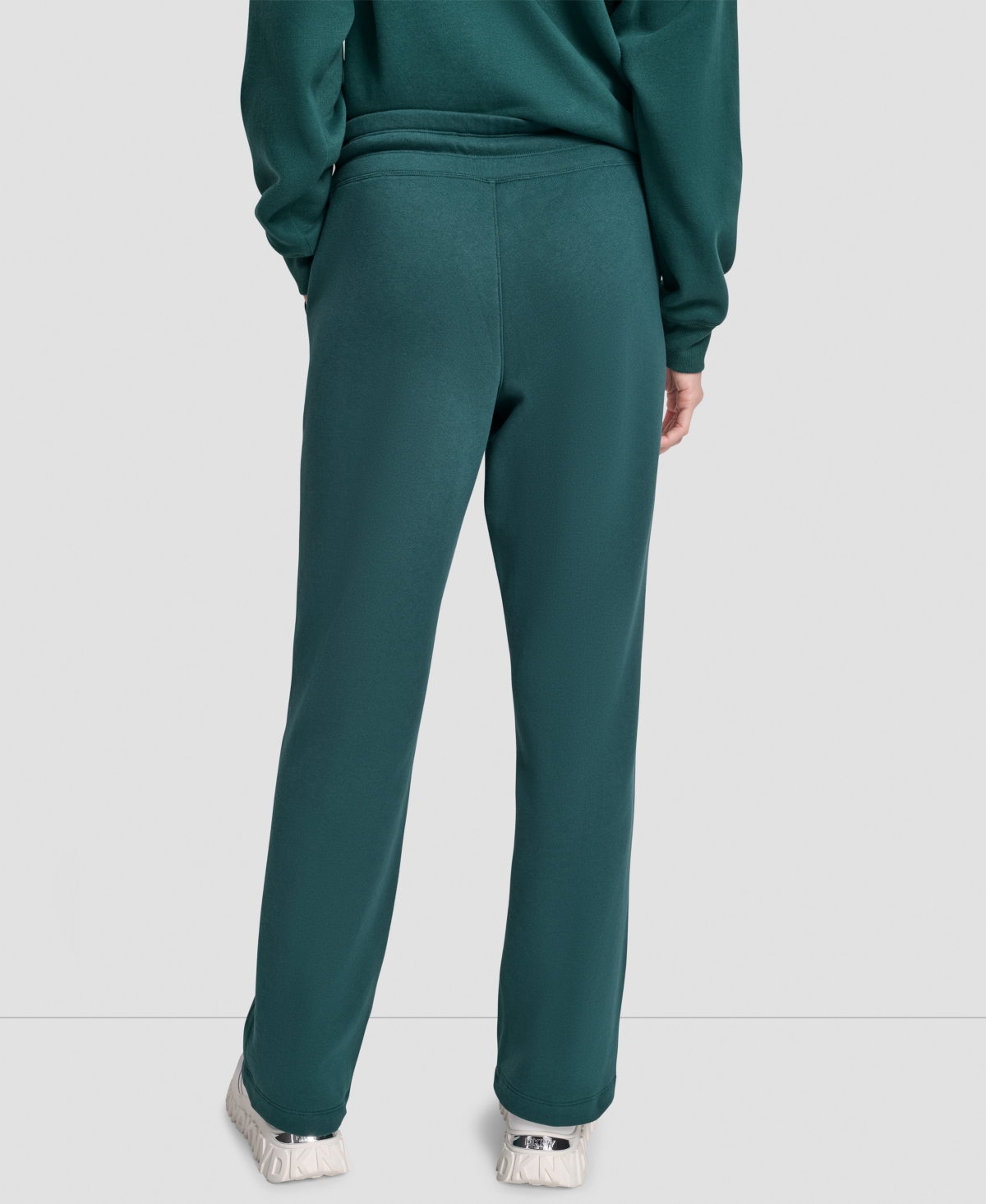 Dkny Women's Sport Stacked Transfer Logo Track Pants In Green