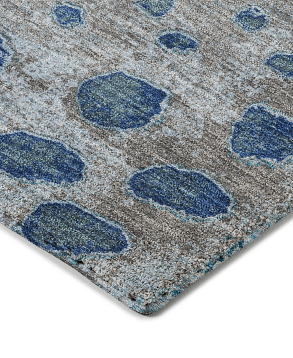 Dalyn Kochi Kc13 2'3"x7'6" Runner Area Rug In Gray