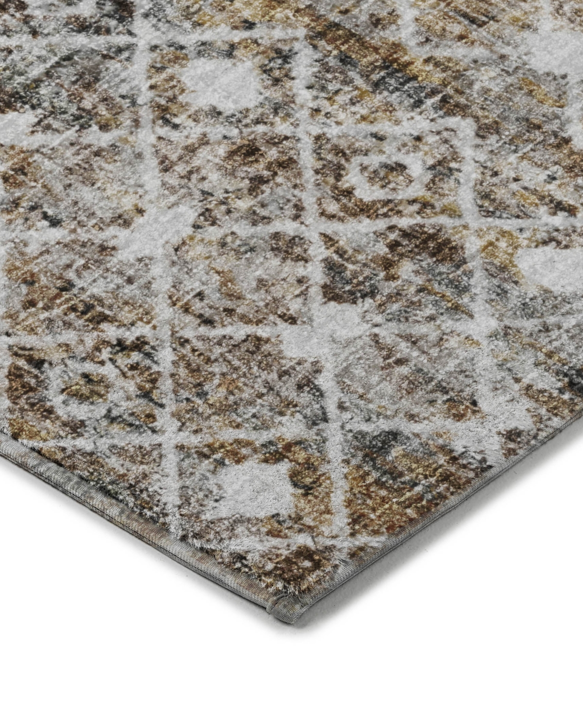 Dalyn Lorenzo Ln7 2'3"x7'6" Runner Area Rug In Brown