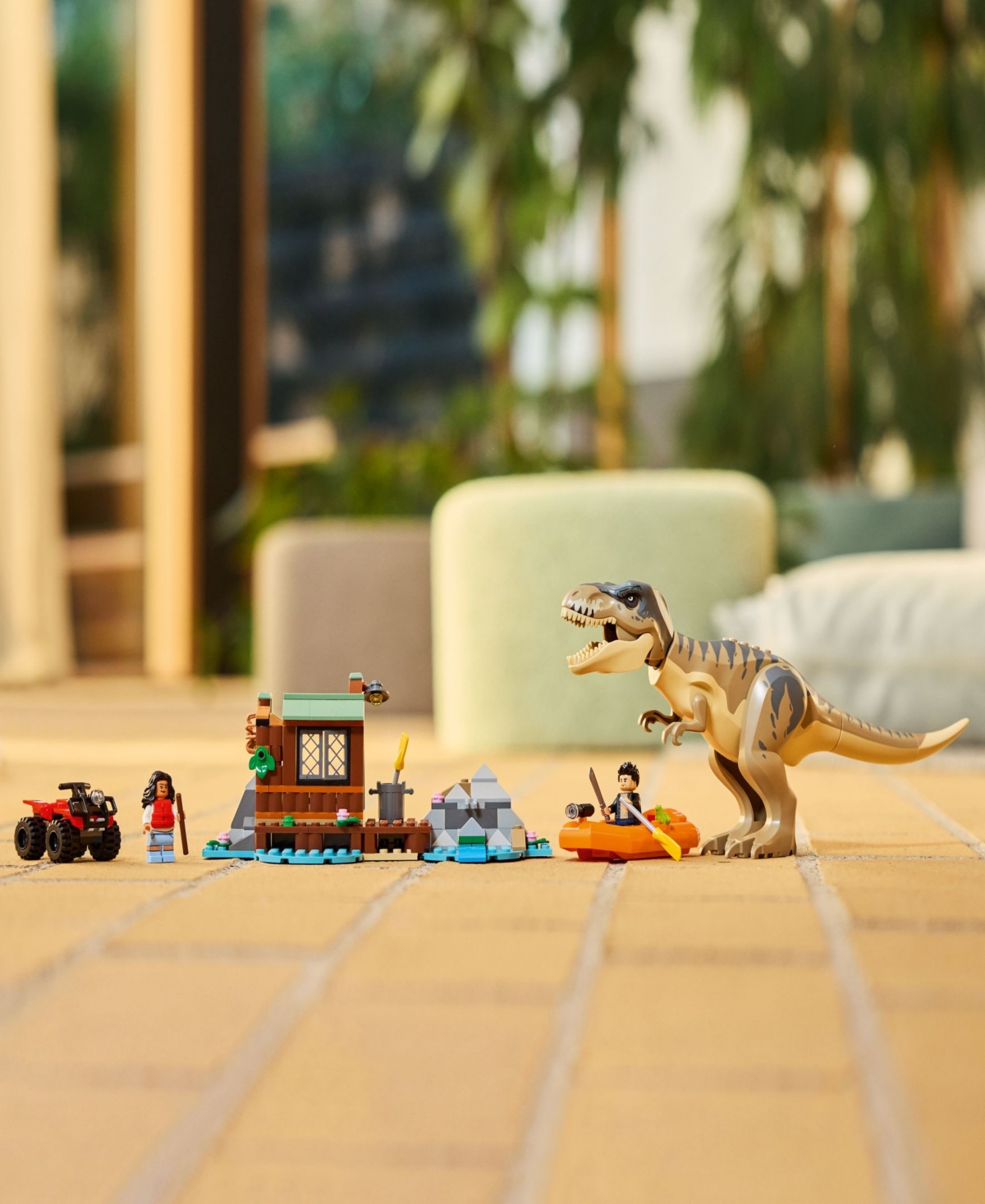 Lego Jurassic World T. Rex River Escape Dinosaur Toy 76975, 199 Pieces