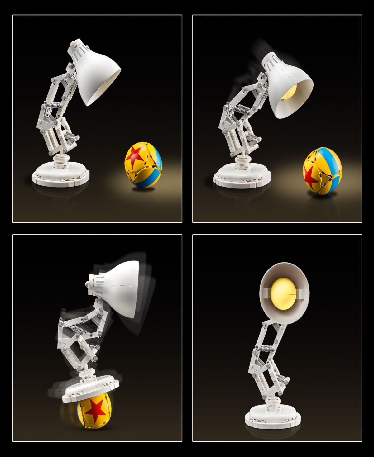 Lego Ideas Disney Pixar Luxo Jr. Building Set 21357, 613 Pieces In Multi