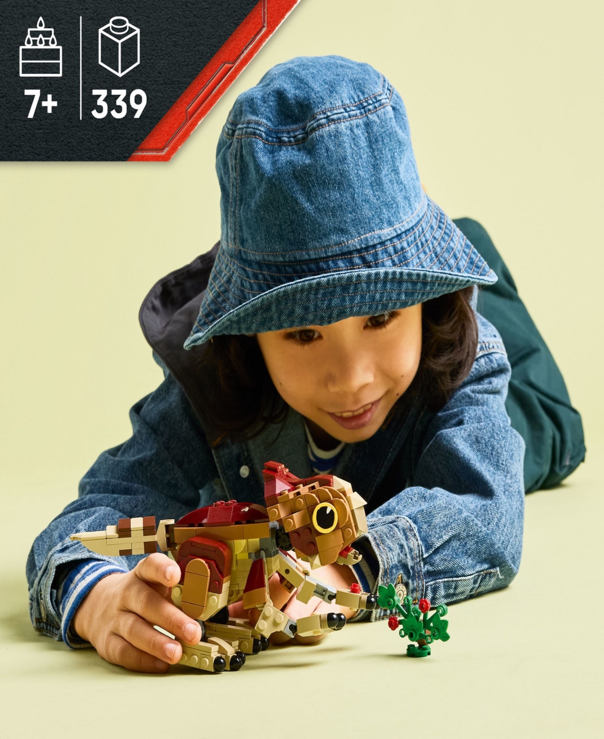 Lego Jurassic World Baby Dinosaur Dolores Toy 76970, 339 Pieces In Multi