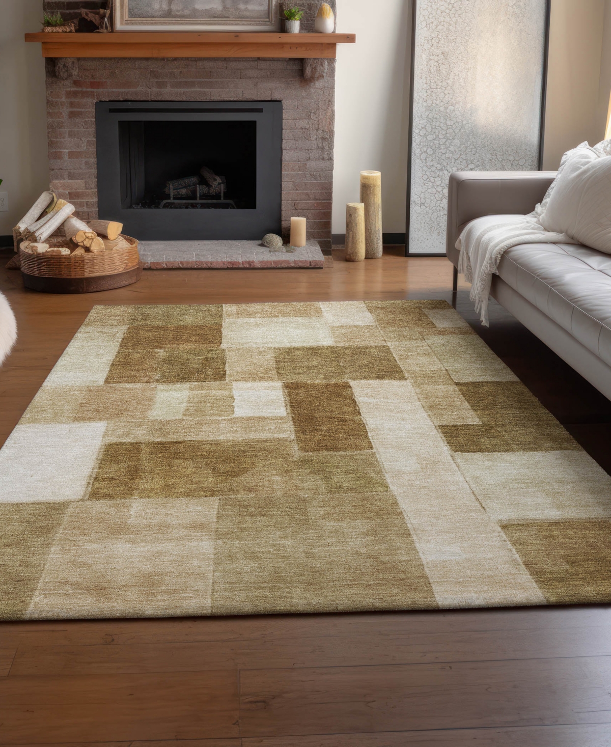 Dalyn Neo No15 2'6"x3'10" Area Rug In Brown