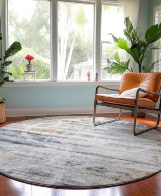 Neo Washable NO3 8'x8' Round Area Rug