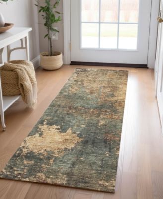 Nouveau Washable NV19 2'3"x7'6" Runner Area Rug