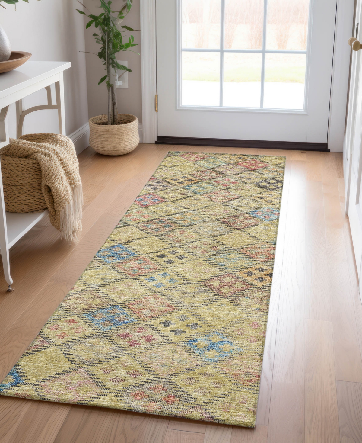 Dalyn Solace Sl6 2'3"x7'6" Runner Area Rug In Green