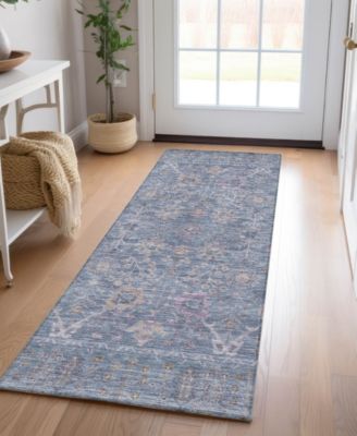 Solace Washable SL9 2'3"x7'6" Runner Area Rug