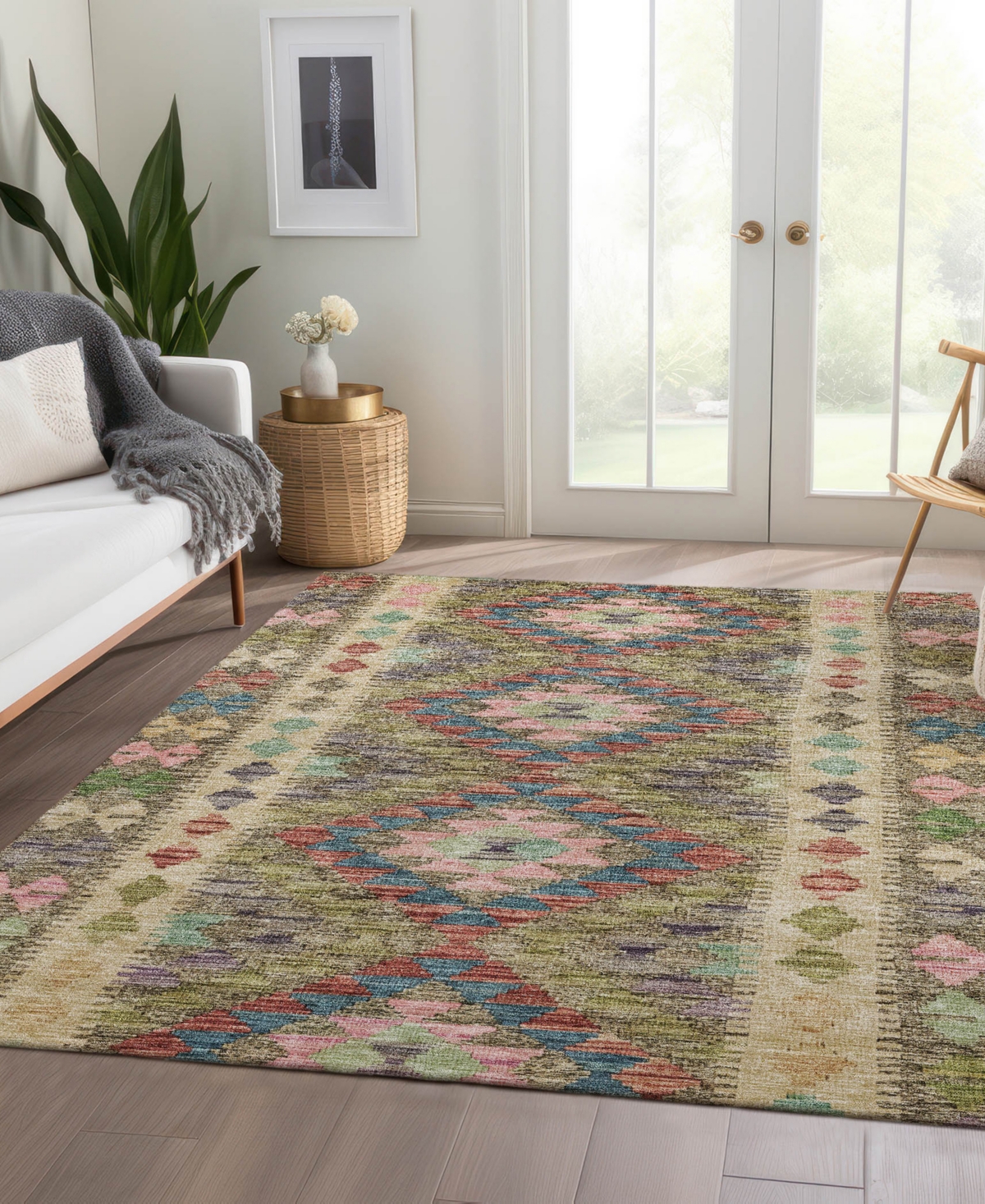 Dalyn Solace Sl13 3'x5' Area Rug In Multi