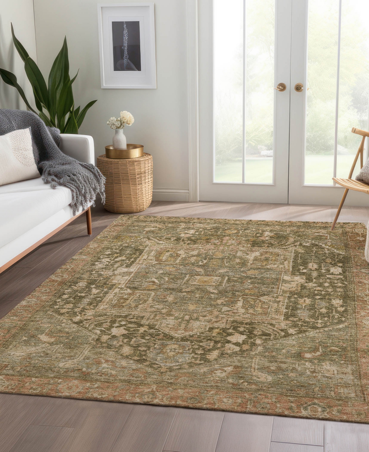 Dalyn Solace Sl14 8'x10' Area Rug In Green