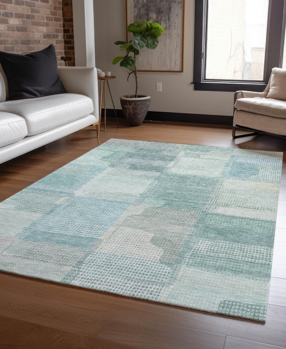 Dalyn Ravenna Rn10 5'x7'6" Area Rug In Blue