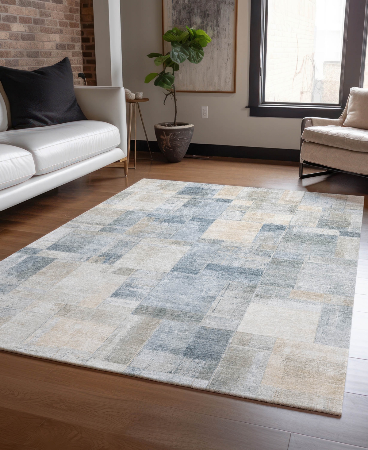 Dalyn Ravenna Rn4 8'x10' Area Rug In Blue