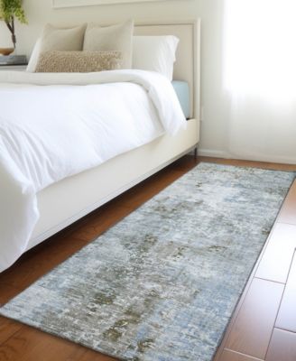 Kochi Washable KC4 2'3"x7'6" Runner Area Rug