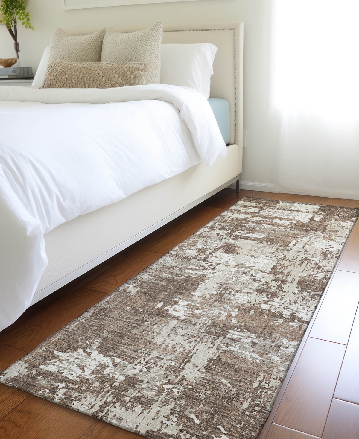 Dalyn Kochi Kc7 2'3"x7'6" Runner Area Rug In Brown