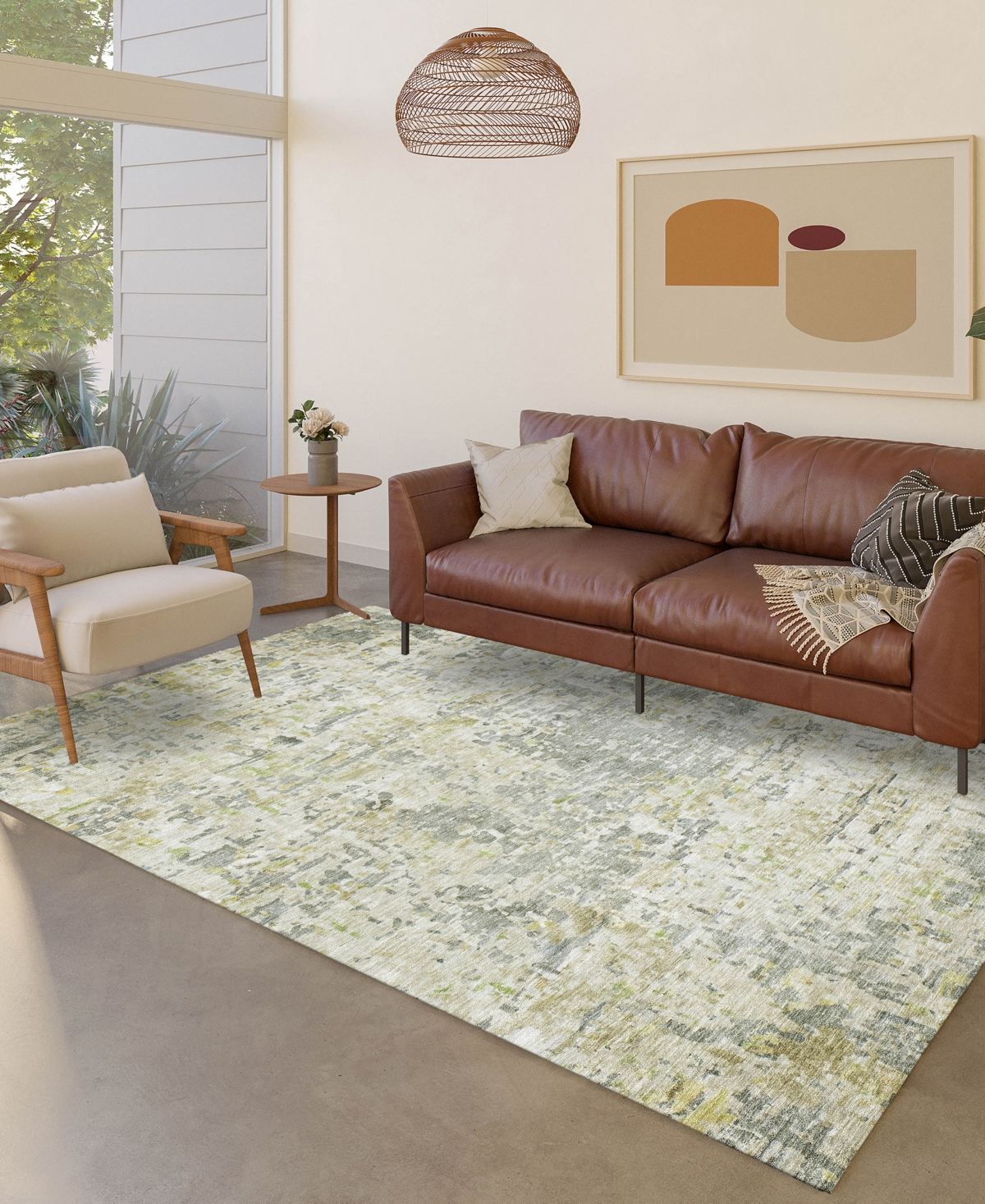 Dalyn Kochi Kc6 2'6"x3'10" Area Rug In Green