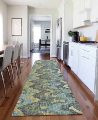 Lorenzo Washable LN6 2'3"x7'6" Runner Area Rug