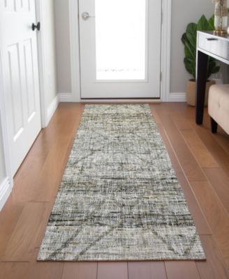 Portico Washable PO1 2'3"x7'6" Runner Area Rug