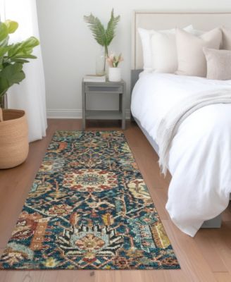 Tabrook Washable TB10 2'3"x7'6" Runner Area Rug