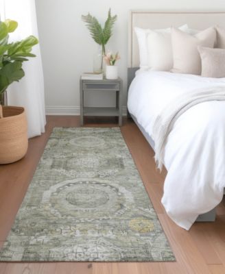 Tabrook Washable TB14 2'3"x7'6" Runner Area Rug