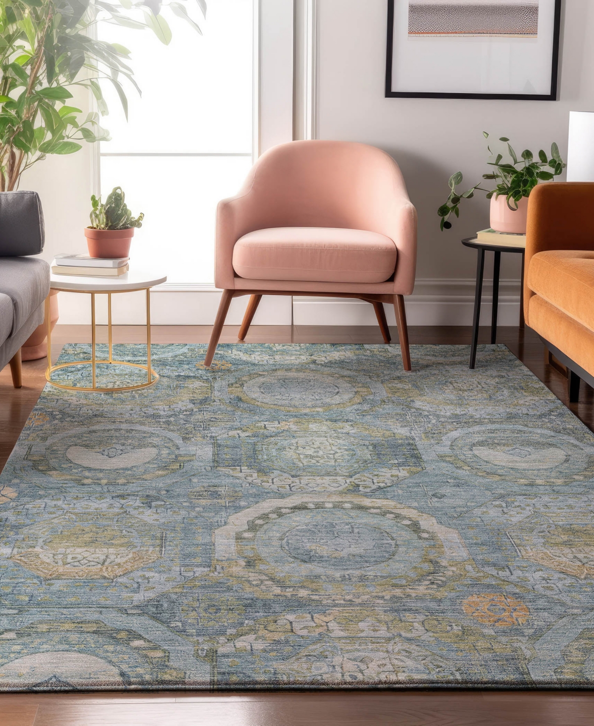 Dalyn Tabrook Tb14 2'6"x3'10" Area Rug In Blue