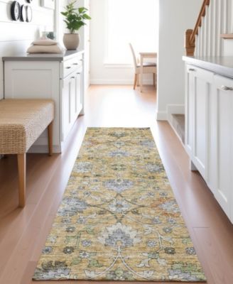 Silk Road Washable SR1 2'3"x7'6" Runner Area Rug