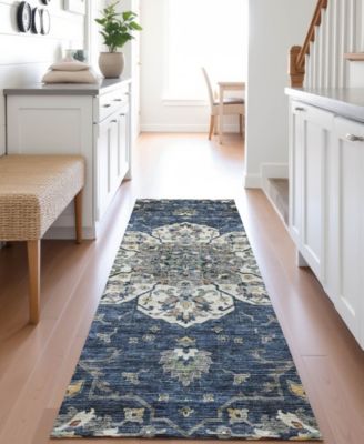 Silk Road Washable SR6 2'3"x7'6" Runner Area Rug