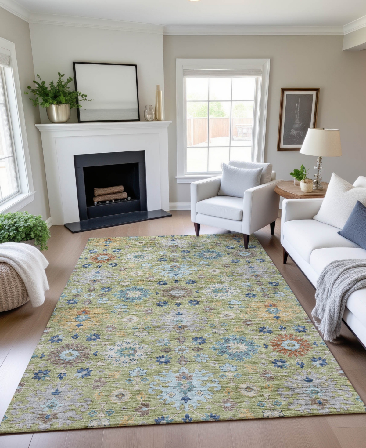 Dalyn Silk Road Sr3 3'x5' Area Rug In Green