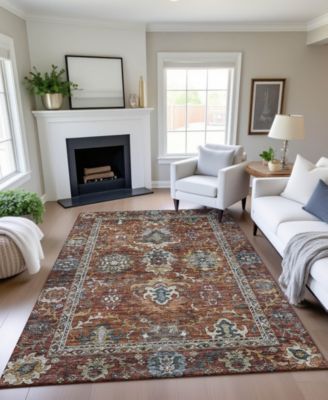 Silk Road Washable SR8 5'x7'6" Area Rug