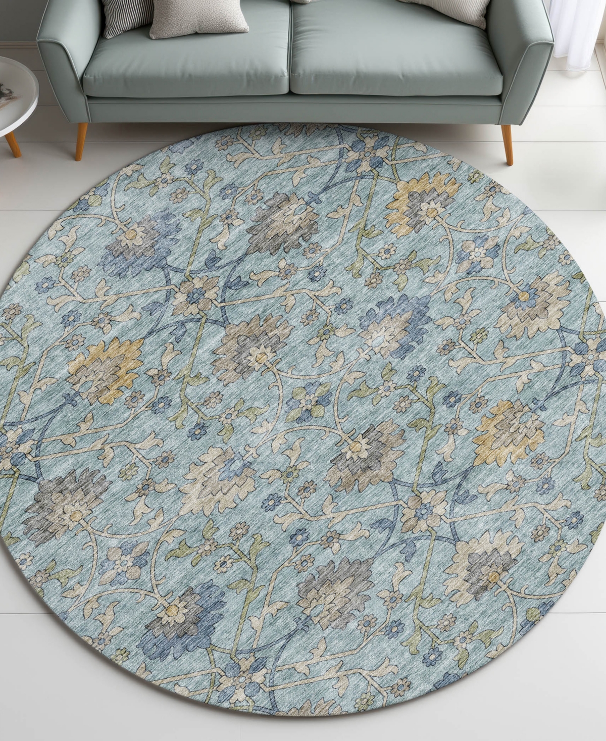 Dalyn Silk Road Sr1 8'x8' Round Area Rug In Multi