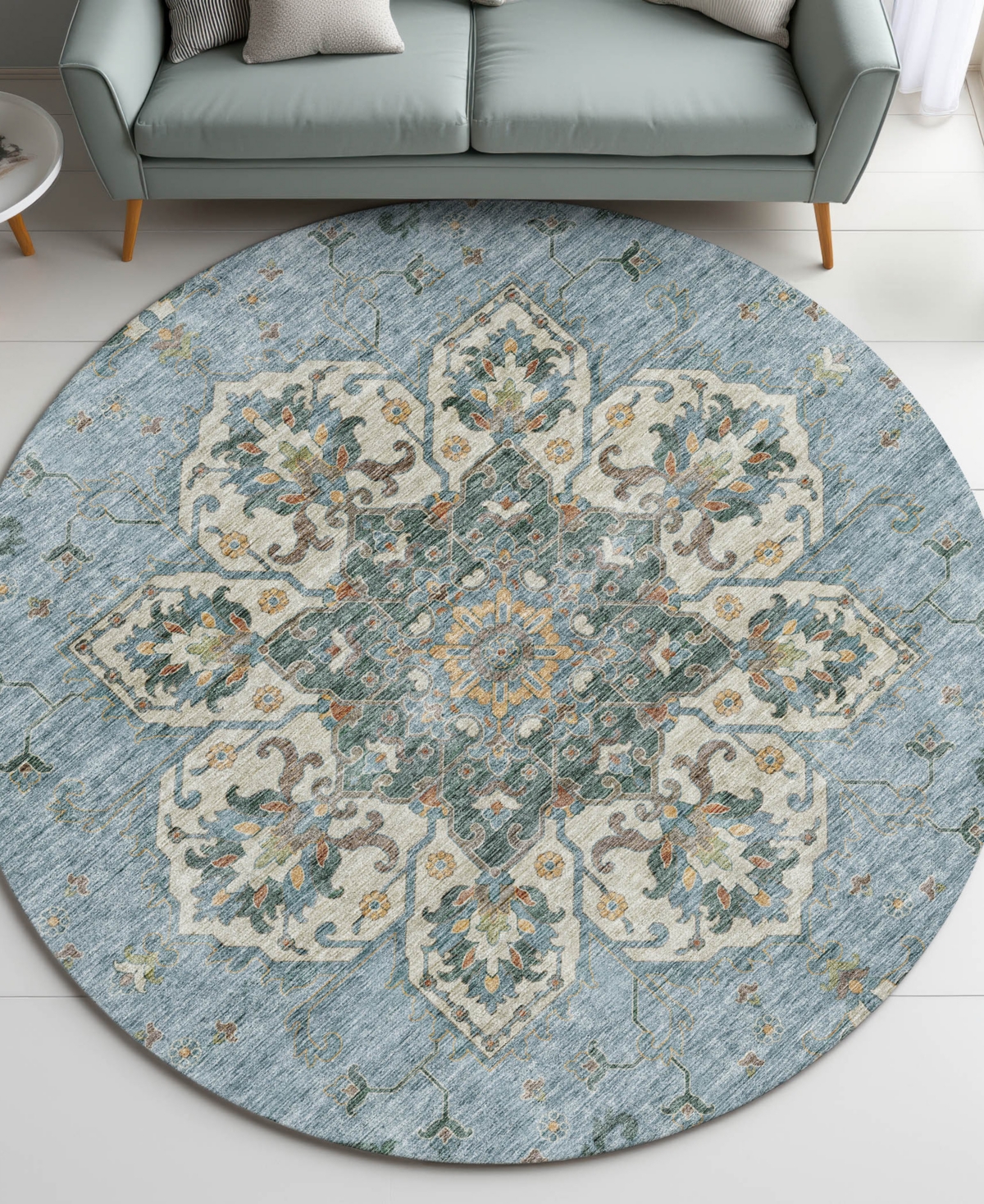 Dalyn Silk Road Sr6 8'x8' Round Area Rug In Multi