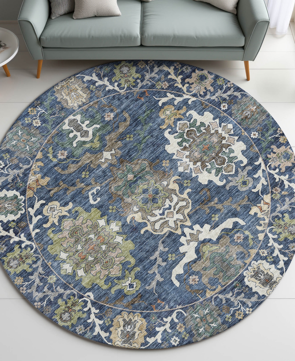 Dalyn Silk Road Sr8 8'x8' Round Area Rug In Multi