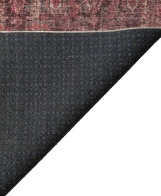 Karaj Washable KJ3 8'x8' Round Area Rug