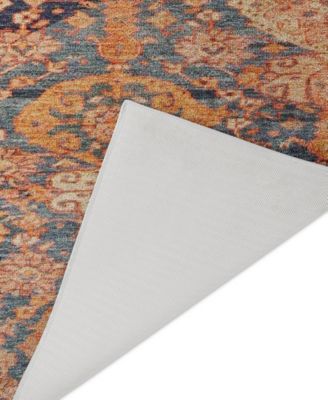 Tabrook Washable TB3 8'x8' Round Area Rug