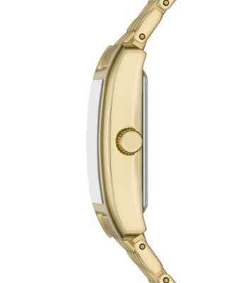 Women's Quartz Three-Hand Gold Alloy Watch Set, 36mm