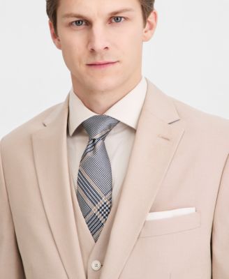 Men's Modern-Fit TH Flex Stretch Chambray Suit Separates Jacket