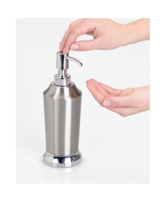 Brushed Stainless Steel Soap Dispenser - Split Finish