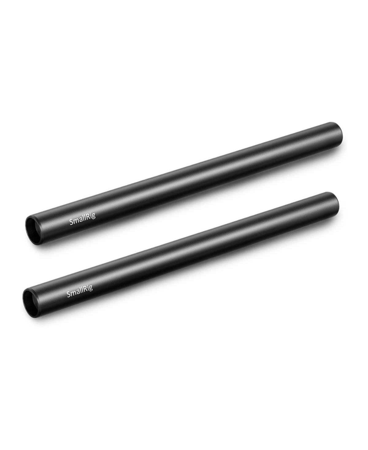 SmallRig 15mm Black Aluminum Alloy Rod Pair, M12 Thread, 12"
