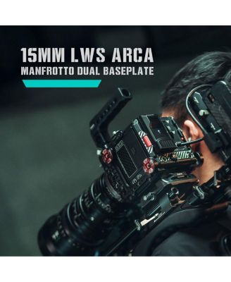 15mm LWS Arca-Type Manfrotto Dual Baseplate Kit