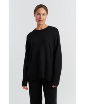 Chinti & Parker Women's Pure Cashmere Crew Neck Sweater - Macy's