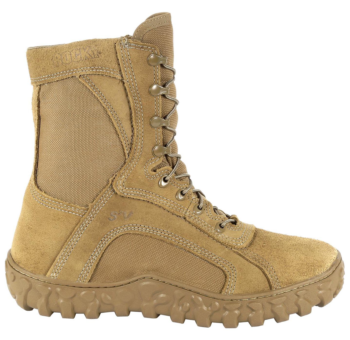 Мужские ботинки ROCKY S2V Waterproof 400G Insulated Military Boot, цвет: Коричневый — фото 3
