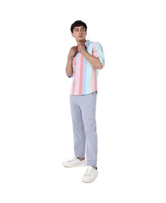 Men's Multicolour Roman Striped Shirt