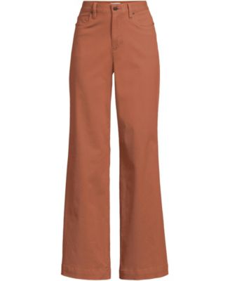 Women's High Rise 5 Pocket Wide Leg Chino Pants