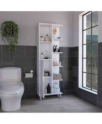 Tain MDF Linen Bathroom Cabinet
