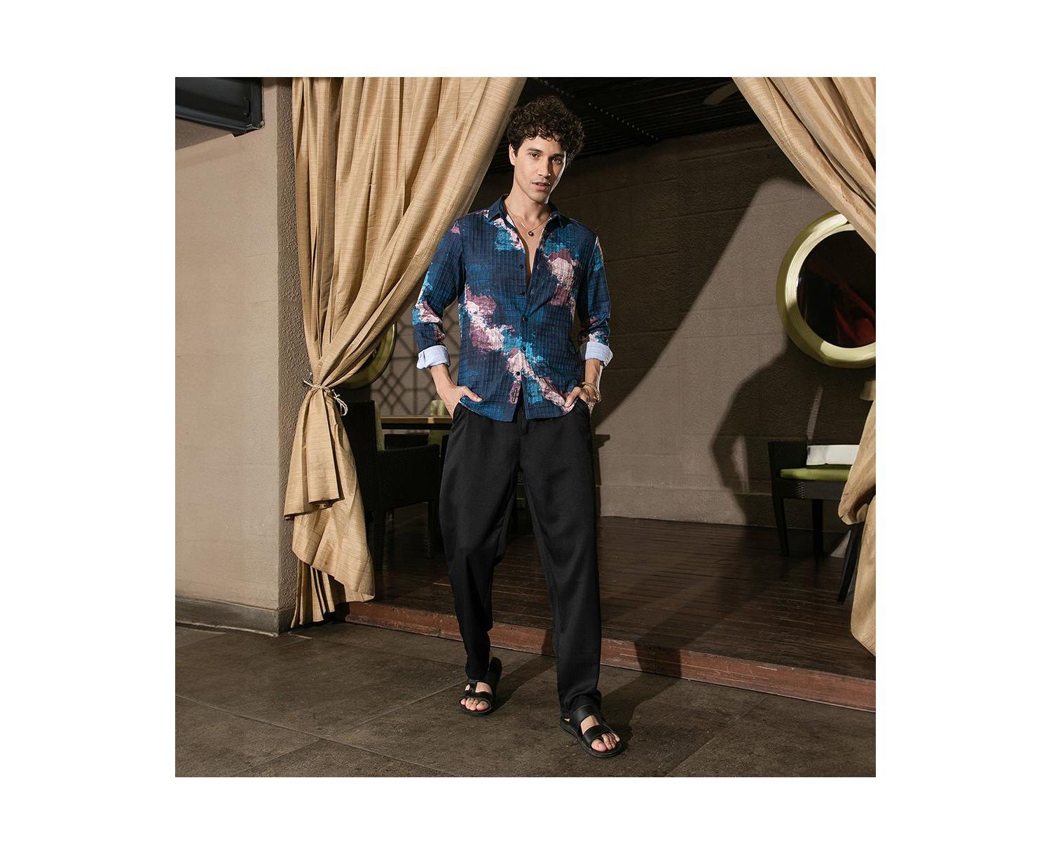 Men's Abstract Fluid Shirt