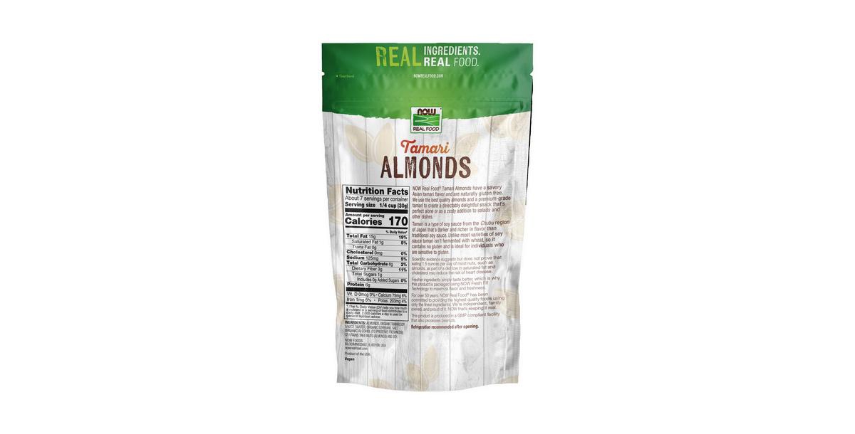 Now Foods Tamari Almonds ,7 Oz
