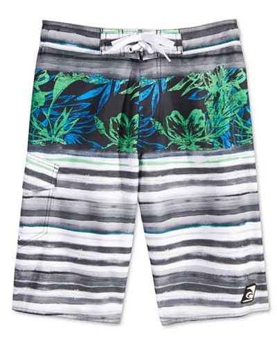 Laguna Boys' Island Stripes Board Shorts